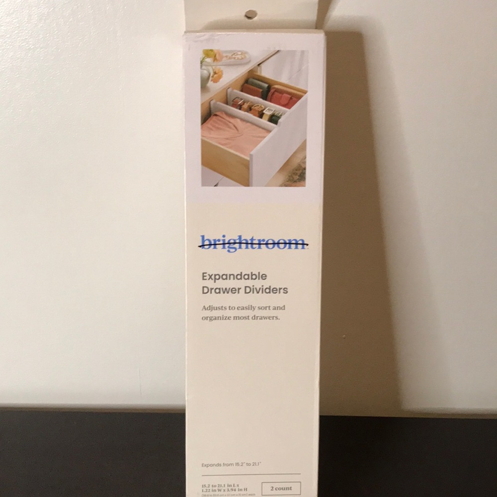 Brightroom Expandable drawer Divider.